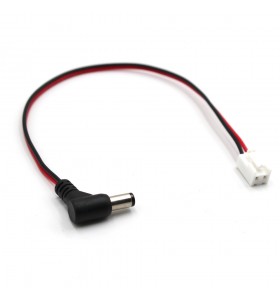 6" 15cm 24awg right angle 5.52.1mm DC to JST3.96mm 2PIn cable wires
